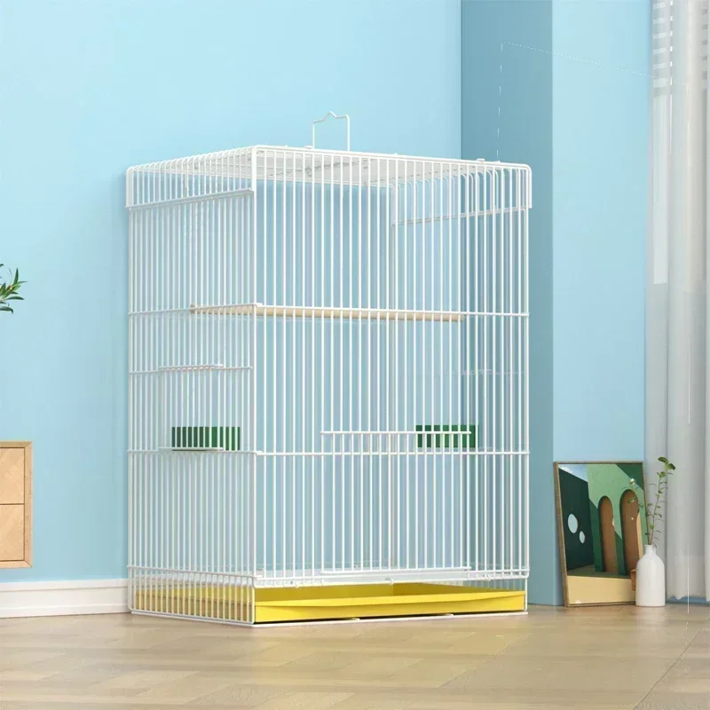 Quail Black Bird Cage Canary Perches Animal Parrot Cat Breeding Box Bird Cage Chinchilla Gabbia Per Uccelli Decoration