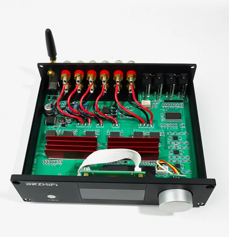 

New A600Y 5.1 channel Bluetooth remote control amplifier with 6-channel independent adjustment of heavy bass for home theater