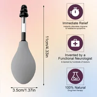 2PCS Reduce Tension Ear Pressure Tool 1PCS 3PCS Portable Silicone Inner Ear Pressure Relief Tool for Headache 1