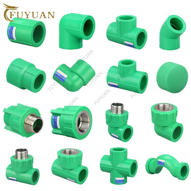 PPR 20/25/32mm Straight Elbow Tee floor heating Water Pipe Joint Warmer  Fusion Water Heater Valves Household Plumbing Fittings - AliExpress