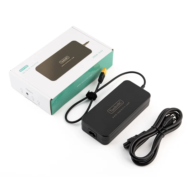 ToolkitRC ADP200 Power Supply Unit Adapter XT60 Output Rc FPV Car Lipo LiHV NiMh Battery Balance Charger For M6D M8P M8D thumbnail 6