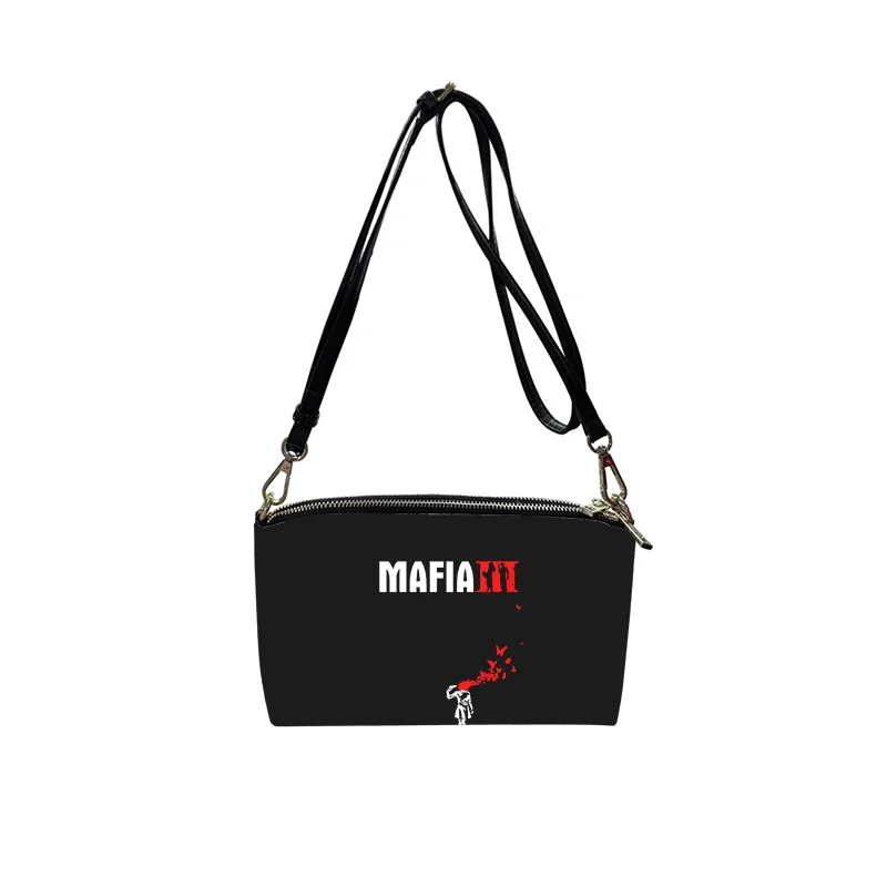 The Russian Mafia PU Crossbody Bag 2023 New Women's Fashion Shoulder Bag Minimalist Small Square Bag for Women