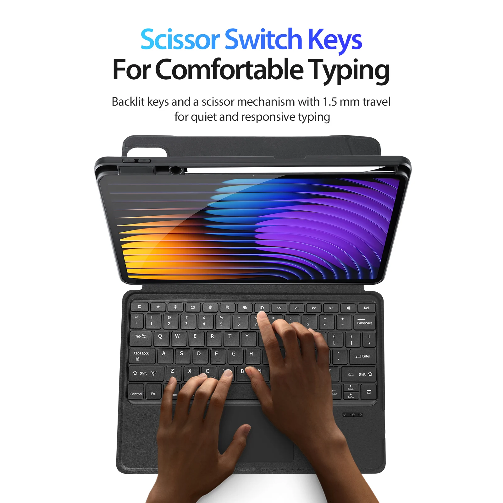 Suitable for Xiaomi Pad 7/7 Pro Bluetooth Keyboard Touch Xiaomi 6 Magnetic Separation Keyboard