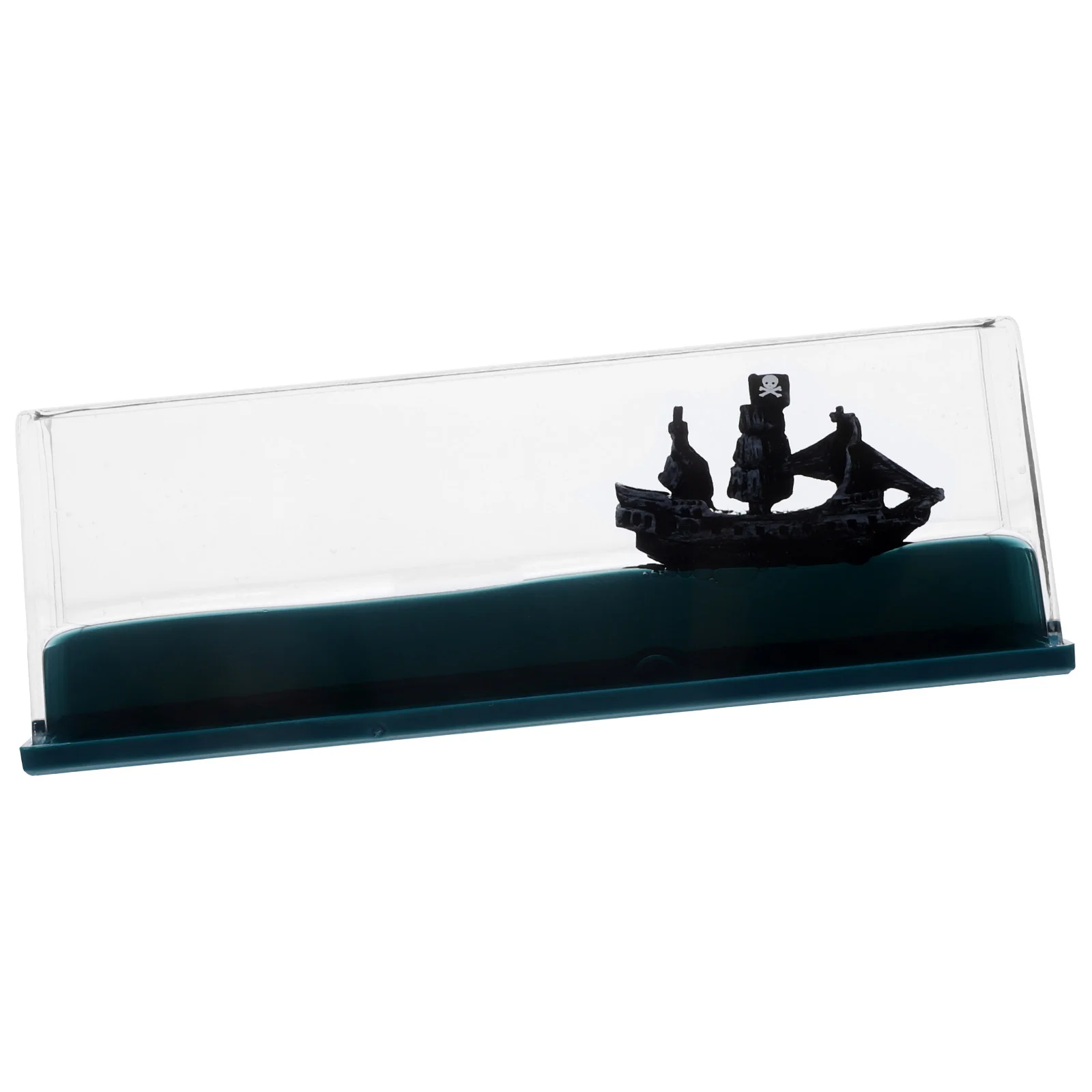 

Cruise Ship Fluid Drift Bottle Desktop Ornament Unsinkable Boat Desktop Decor