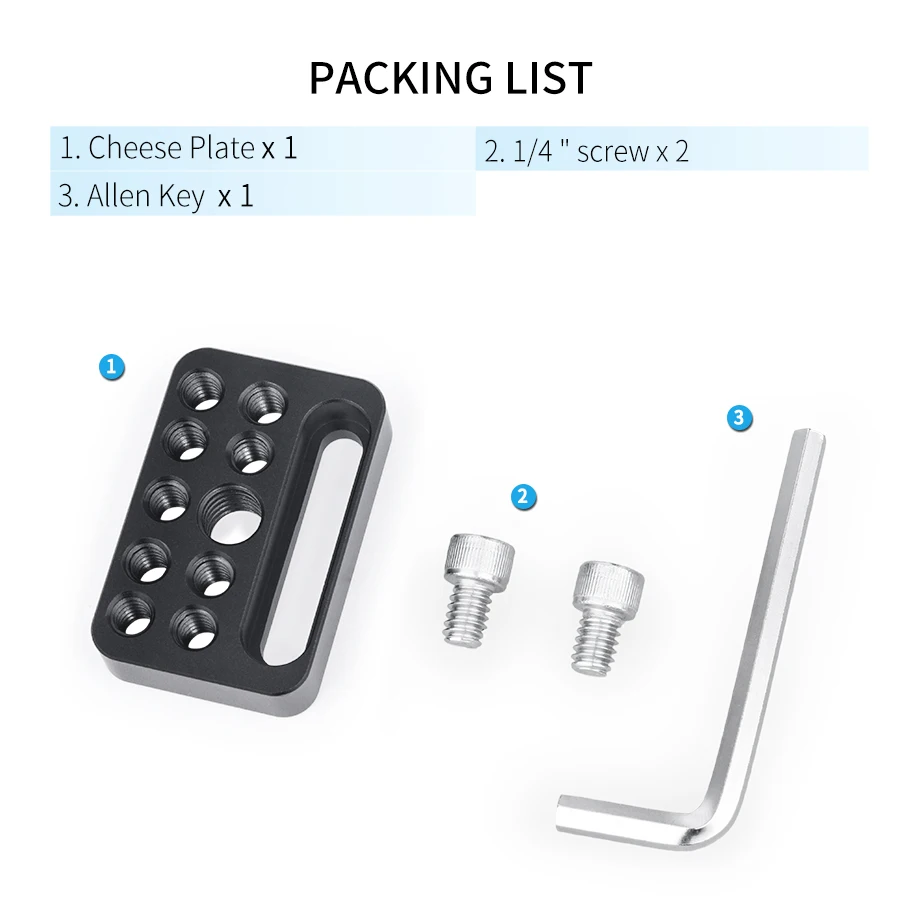 CP03 Multi-Functional Cheese Plate with 1/4" & 3/8" Threads,Porous Connection Qu