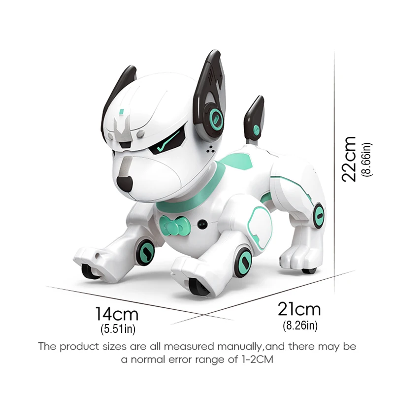 RC Robot Dog Programmable Smart Interactive Remote Control Electric Robotic Puppy STEM Eductional Toys for Kids Christmas Gifts 6
