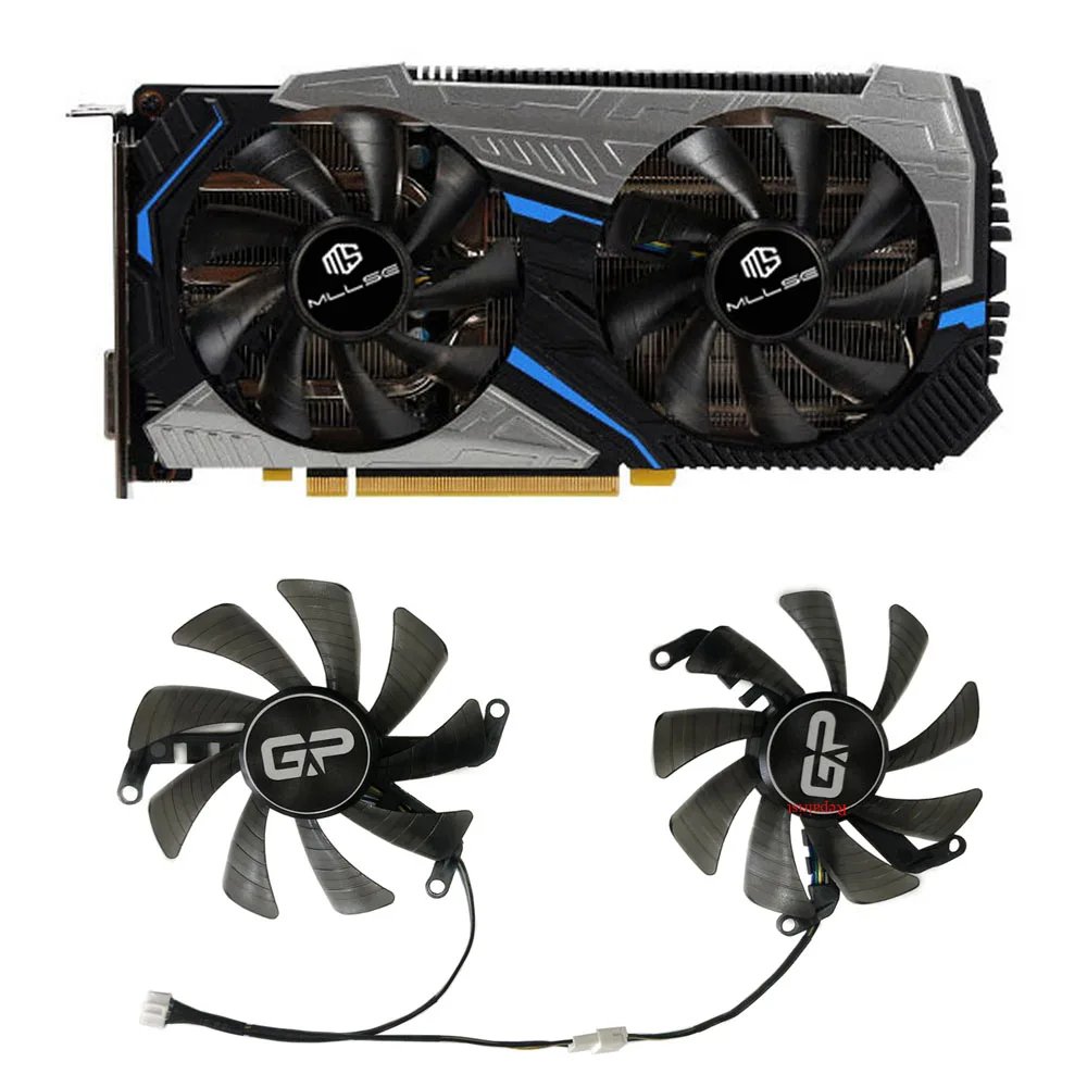 2 Pz/Set Fy09015M12Lpa, Ventola Per Schede Grafiche,Gpu Vga Cooler,Per Manly Mllse Rtx 2060 Super 8Gb,Mllse Rtx 3060 12Gb, Sostituire Th9215S2H-Paa01