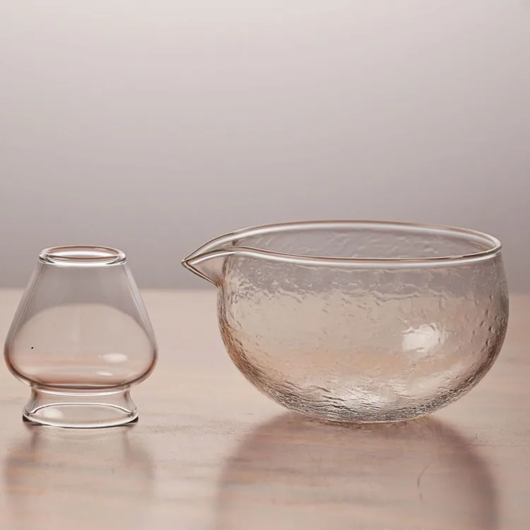 Elegant Matcha Ceremony Starter Bowl with Pouring Spout, 500 ml