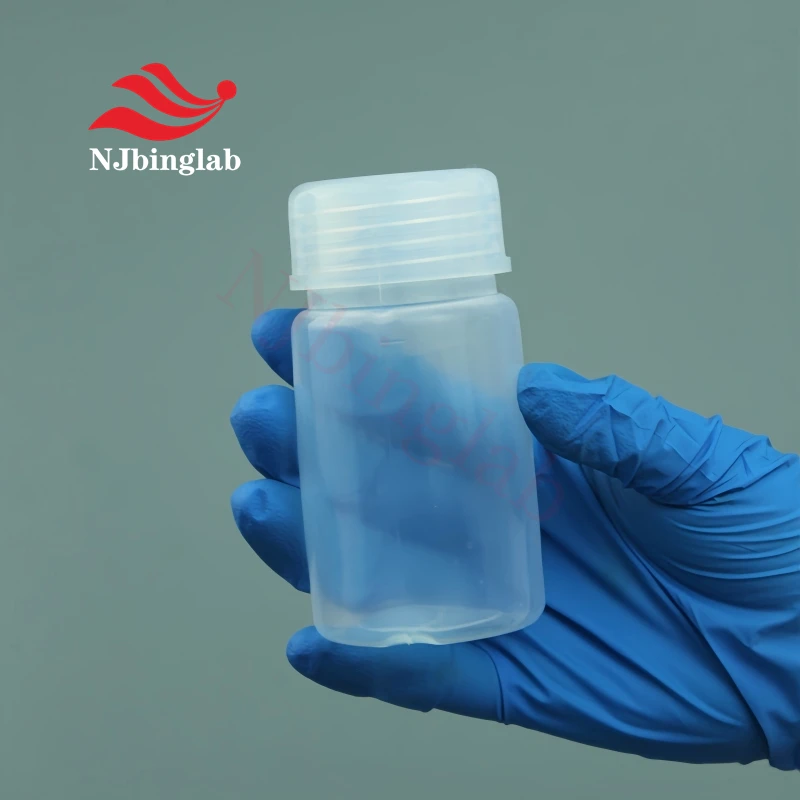 NJbinglab 100 ml PFA-fles met brede opening, hoge zuiverheid met sterke corrosiebestendigheid