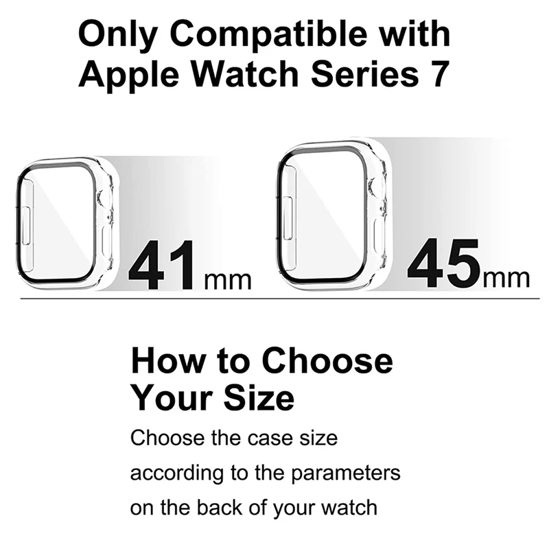 Apple Watch Case Series 3/2/1 For 42 Mm With Builtin Tempered Glass