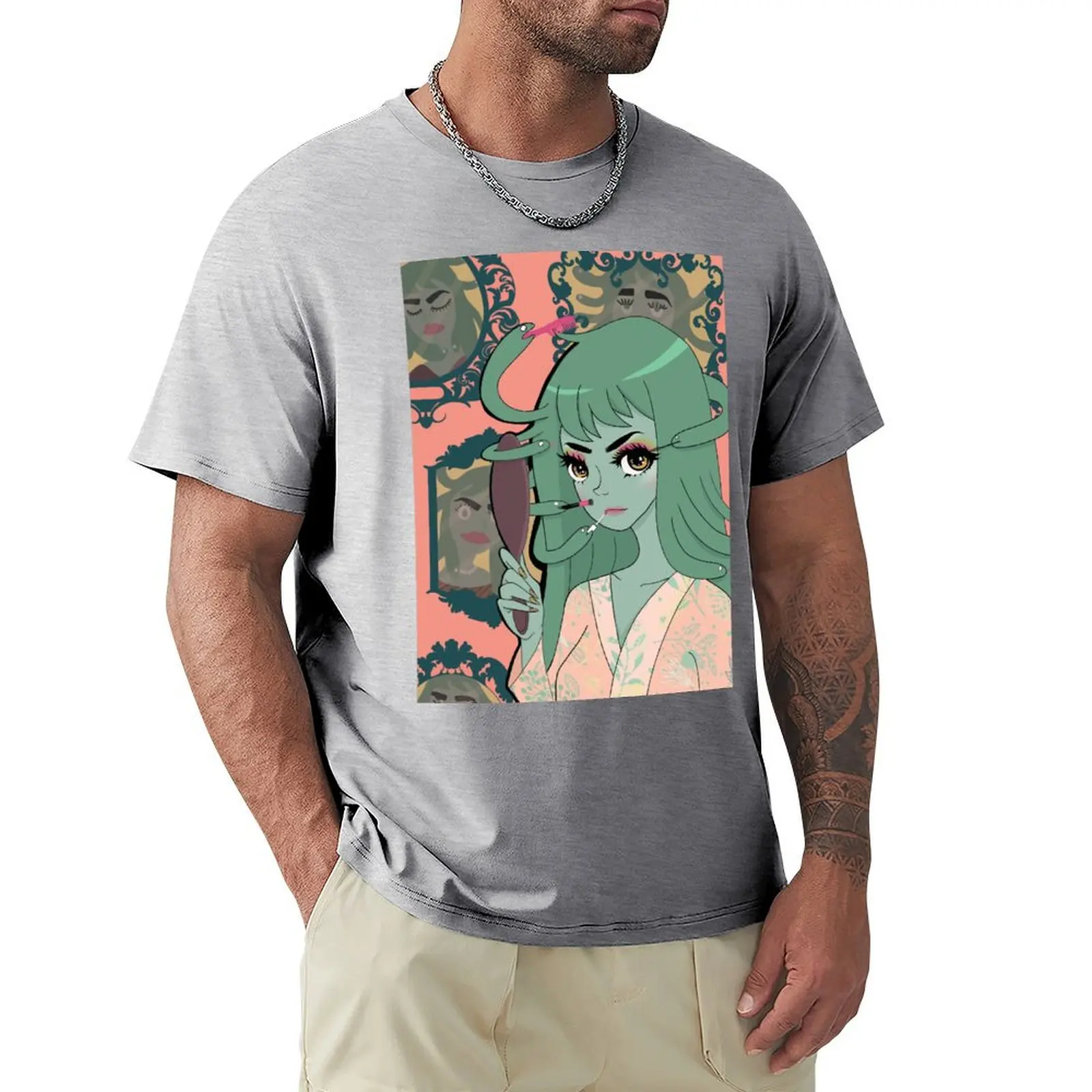 

Medusa T-shirt blanks aesthetic clothes big and tall t shirts for men