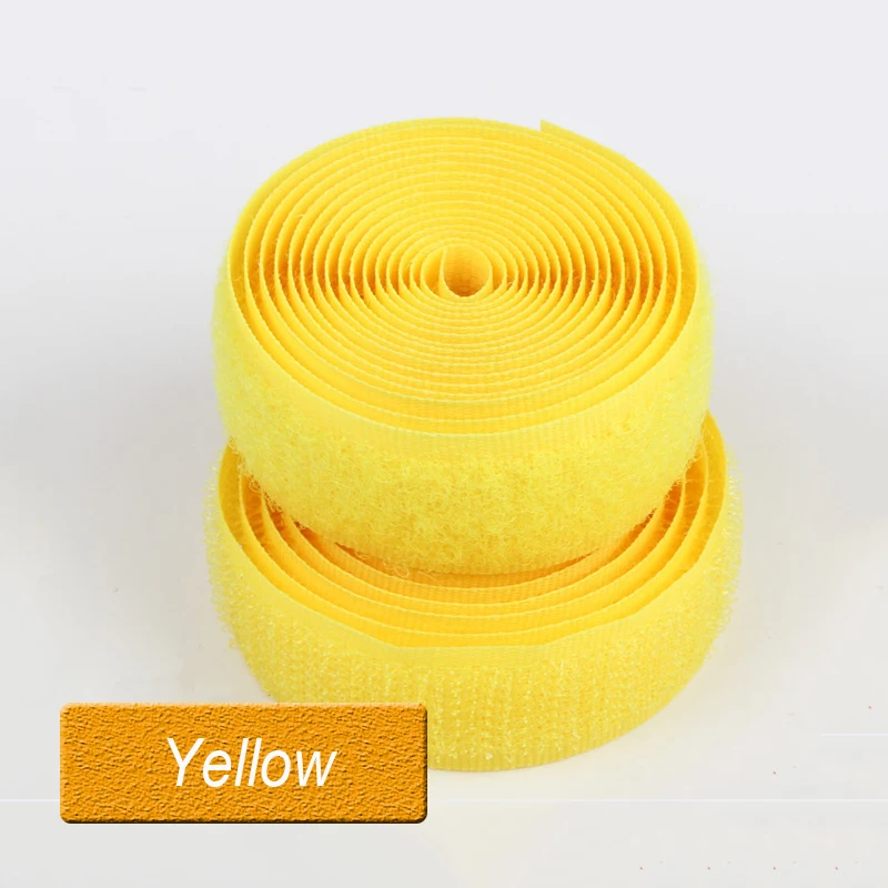20mm Width Sew-On Hook & Loop Fastening Nylon Tape - 22 Vibrant Colors
