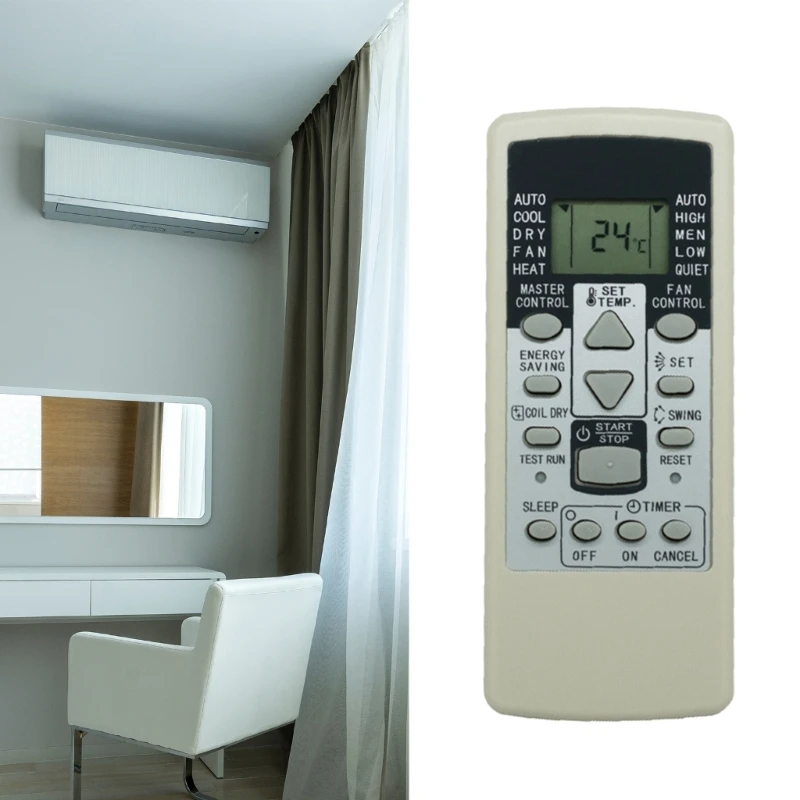 

Replacement Air Conditioner Remote Control for Fujitsu General AR-RCD1C AR-RCD1E