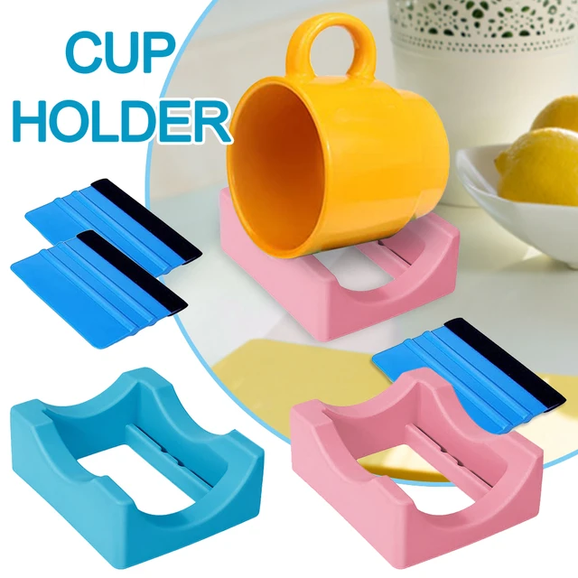 Silicone Cup Cradle Silicone Tumbler Holder For Crafts Decals Cup