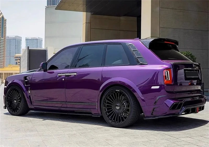 M Style High Quality Dry Carbon Fiber Car Front Bumper Rear Bumper Hood Fender Rear Spoiler for Rolls Royce Cullinan Body Kit