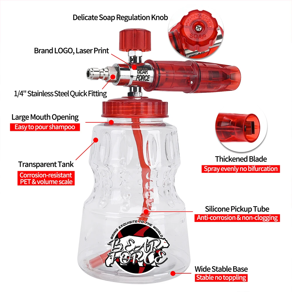High-Performance Aluminum Foam Lance Nozzle for Car Wash
