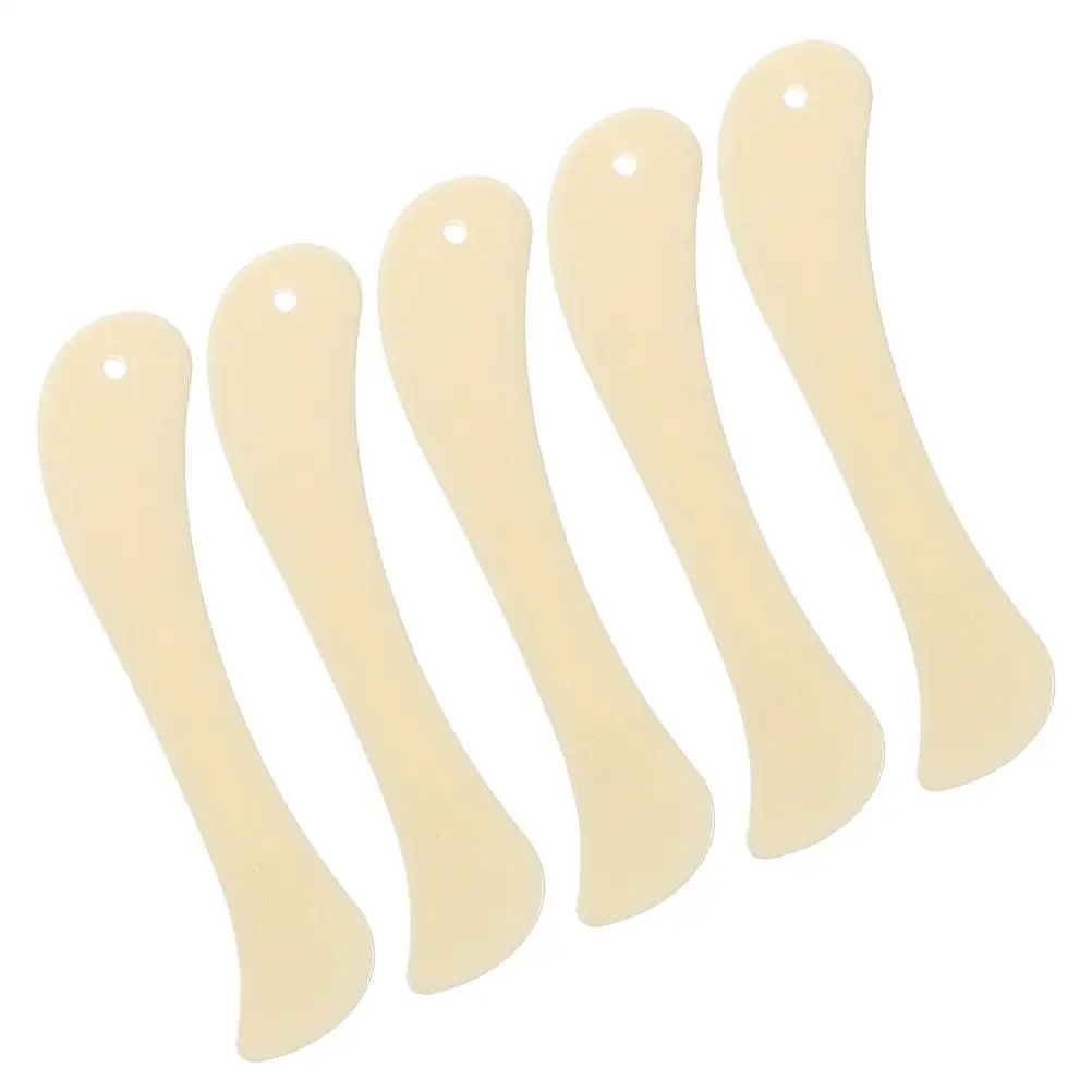 5pcs Plastic Bone Folder Folder Paper Creaser Tool for Crafting Knife Beige Folders Lightweight Design