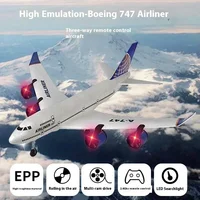 New Remote Control Aircraft A380 Aircraft Boeing 747 Fixed Wing Foam Aircraft Model Aircraft 3-Channel Glider Model Kid Toy Gift 2