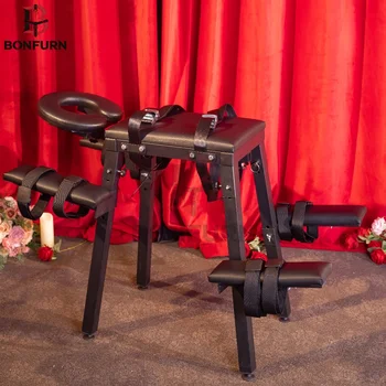 SM Sculacciata Panca Sedia per il sesso Pieghevole multifunzionale Mobili per il sesso Giocattoli per coppie Donne Adulti Sedia da allenamento SM