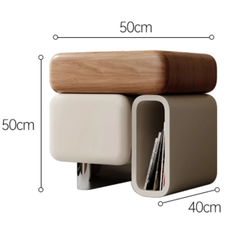 Narrow Bedside Table Bed Side Bookcase Living Room Auxiliary Tables Bedroom Storage Cute Coffee Mesas Nachttisch Dresser