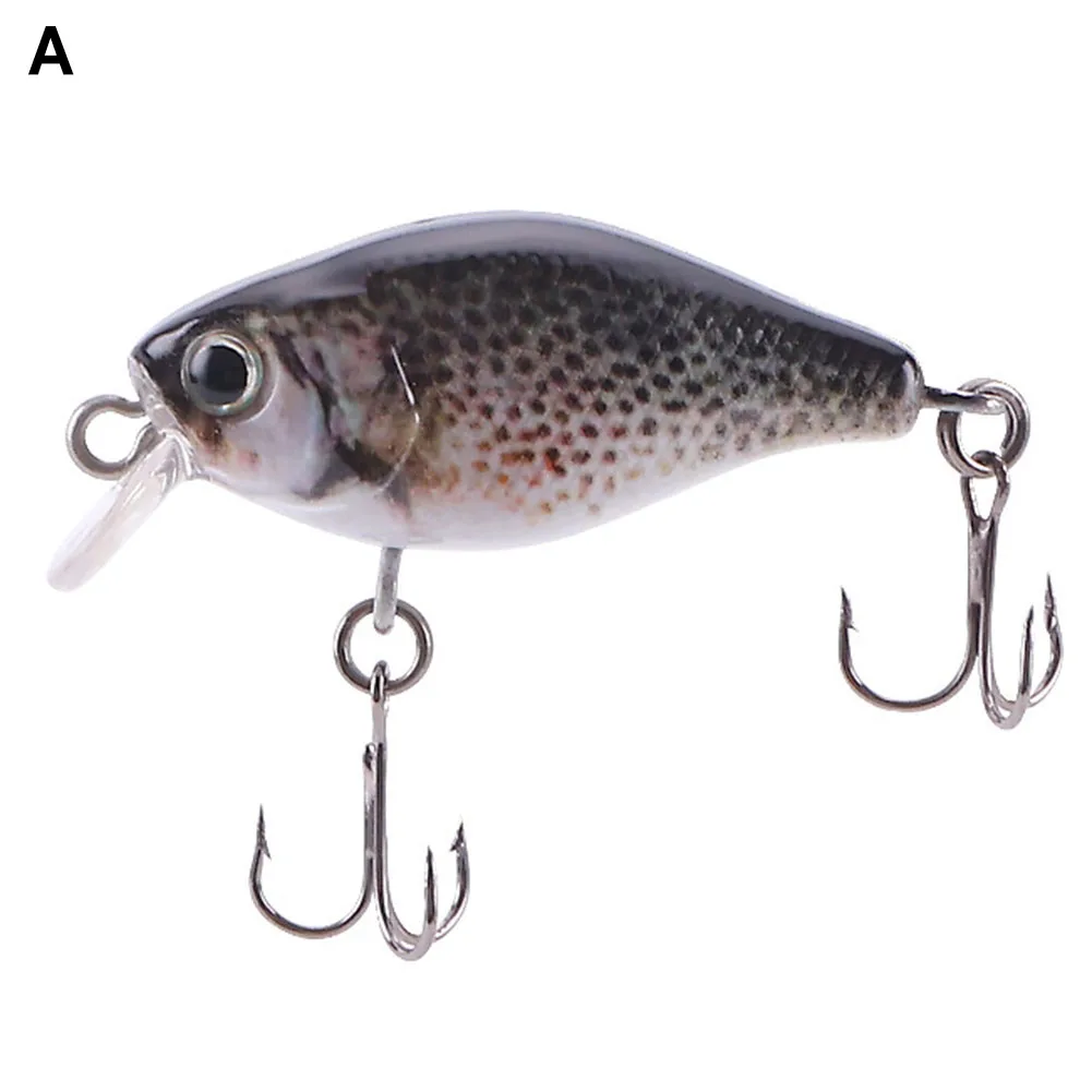 

Artificial Bait Fishing Lure Garden Indoor Parts Plastic + Steel Replacement 3D 4.2g 4.5cm 8# Hook Luminous Eyes