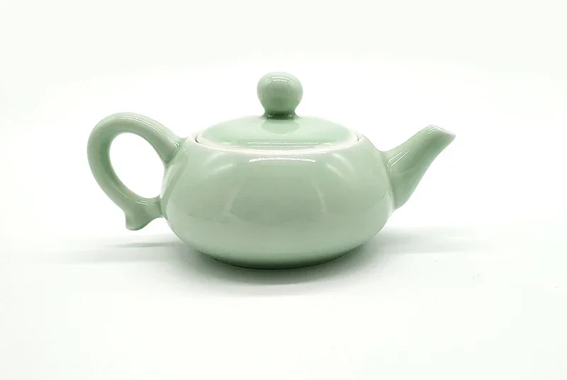 High quality Kung Fu Tea set,longquan celadon fish tea set ceramic teapot kettle ceramic Teaware teacup fish tea set drinkware