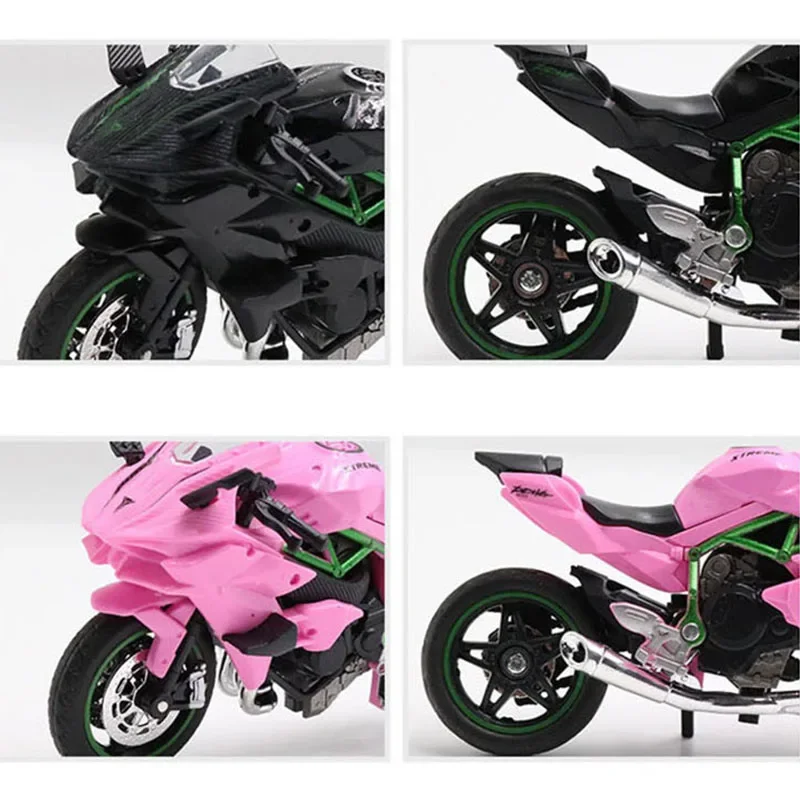 1:18 Kawasaki Ninja ZX-12R Genuine Alloy Motorcycle Model