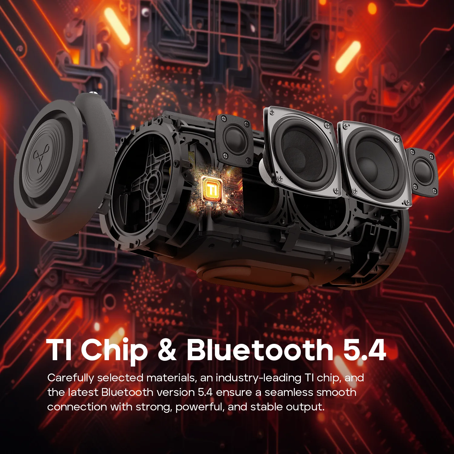 TRIBIT StormBox Lava 80W Portable Bluetooth Speaker 3