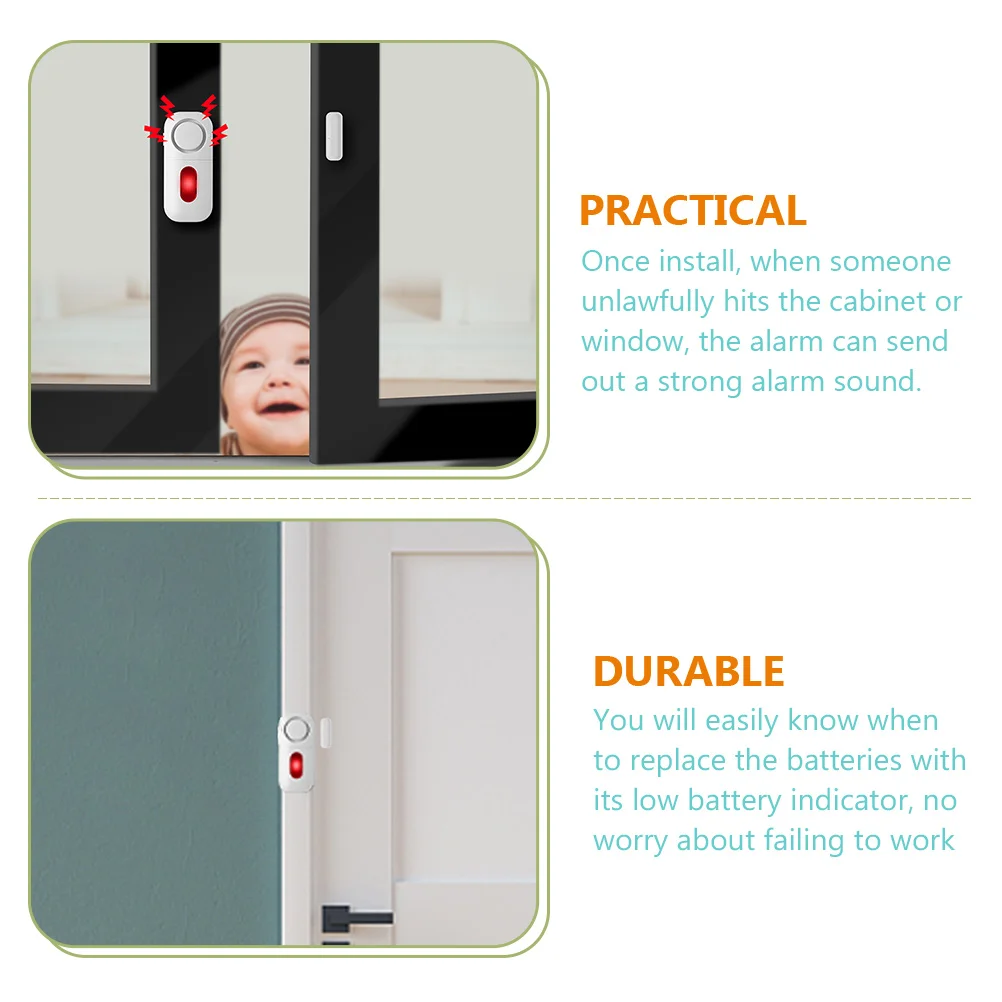 Door and Window Alarm Alarms for Home Security Doors When Opening Sensors Kids Safety