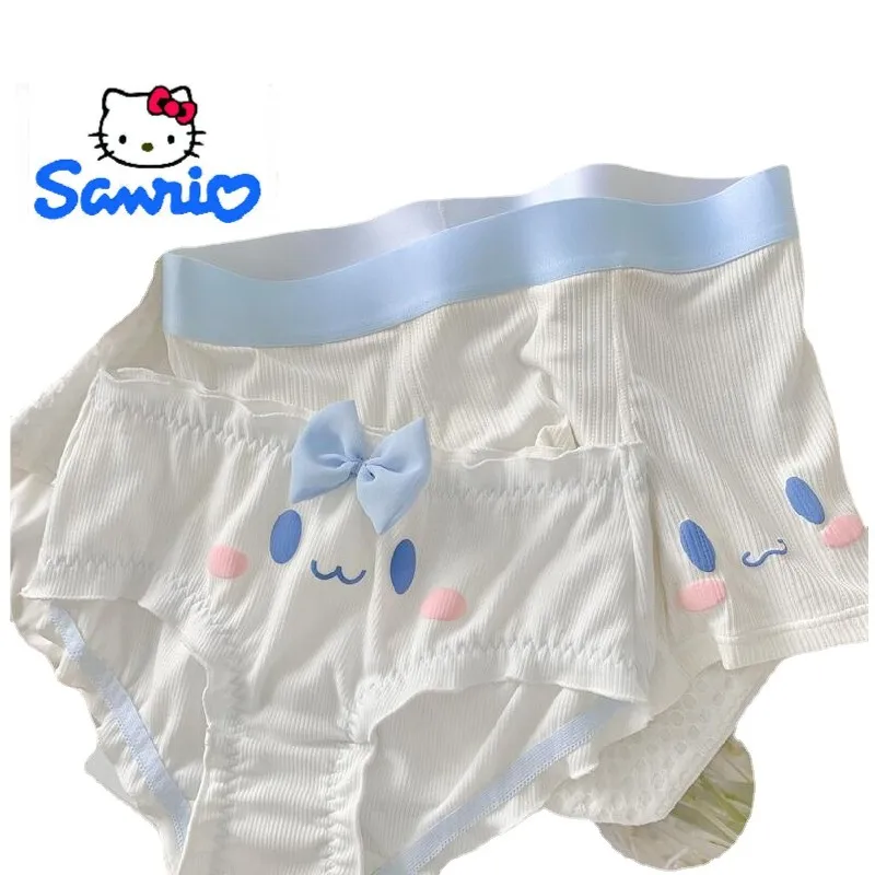 

Sanrio kawaii couple underwear one man and one woman cartoon cinnamon roll shorts ears sexy cute underwear holiday surprise gift