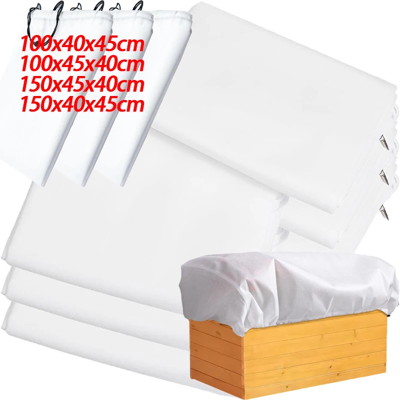 4styles Winter Plant Protection Cover with Drawstring Frost Blankets Garden Non-woven Warm Bag Anti-Freeze Shrub Protection Bags