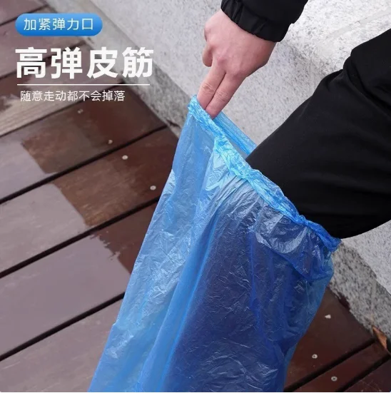 Disposable Shoe Covers Plastic Outdoor Rainproof Waterproof Foot Covers 40pcs