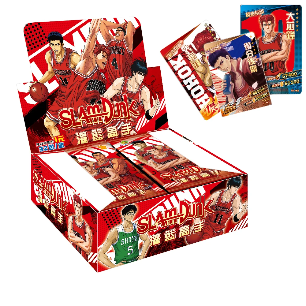 New Slam Dunk Collection Rare Card Anime Giapponese Figure Forever Shohoku Child Birthday Gift Game Collection Cards For Kid Toys
