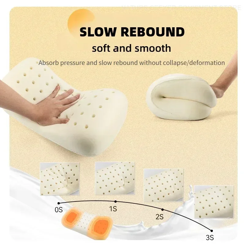 HIKEMAN Memory Foam Cervical Pillow-Ergonomic Neck Support for Camping, Travel & Outdoor Sleeping, Portable Napping Cool Gear
