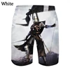 New Arrival Knights Templar 3D Printed Men Fashion Personality Summer Quick-drying Ice Shorts Ropa De Hombre Kids Beach Shorts 2