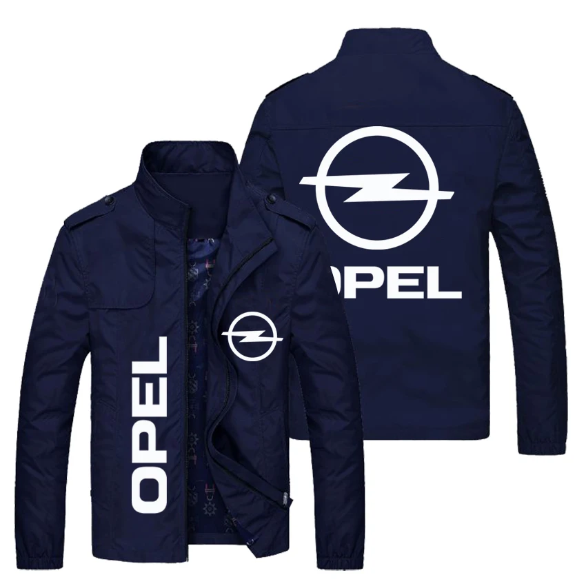 

Men's Parker Motorcycle Opel Jacket Casual Pilot Men's Large Size Coat New Arrival Sports Spring and Autumn Solid Color Custom L