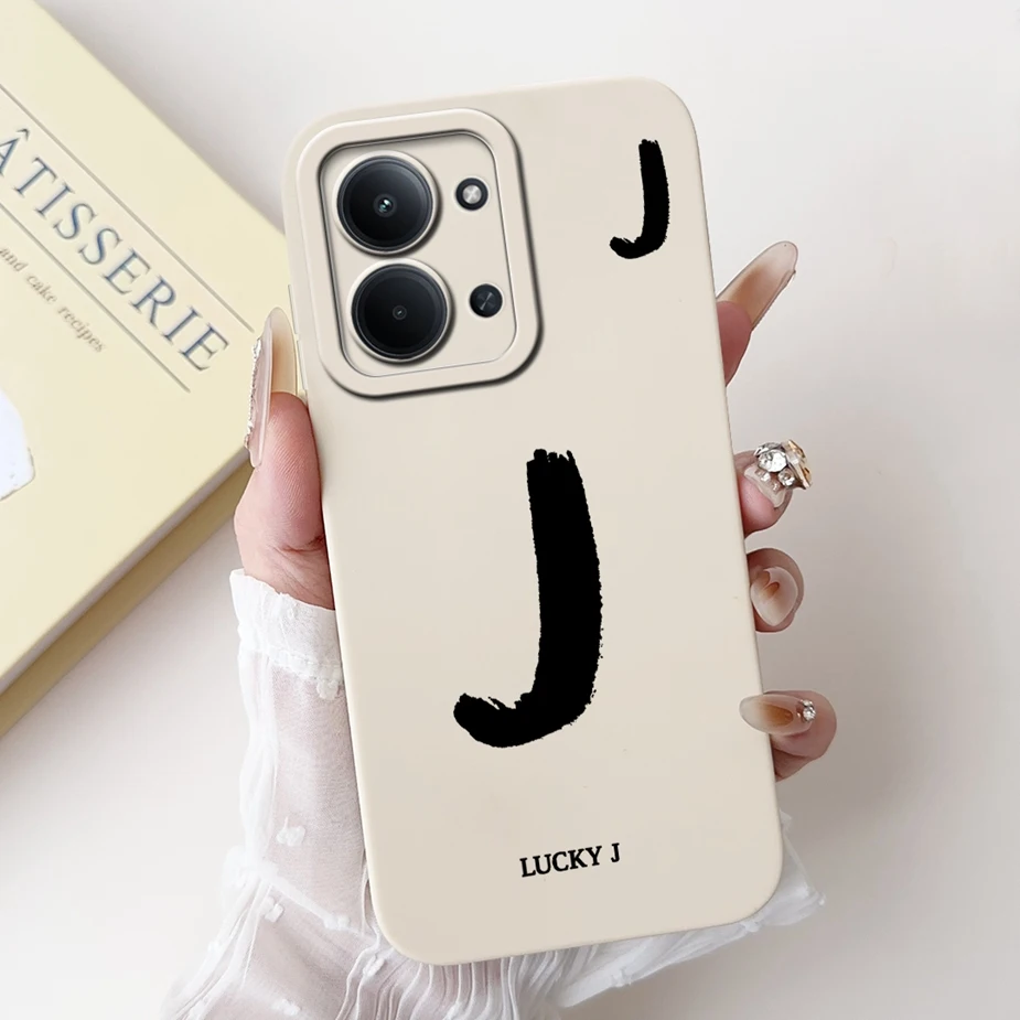Cute Lucky Letters Shockproof Phone Case, Soft s Cover