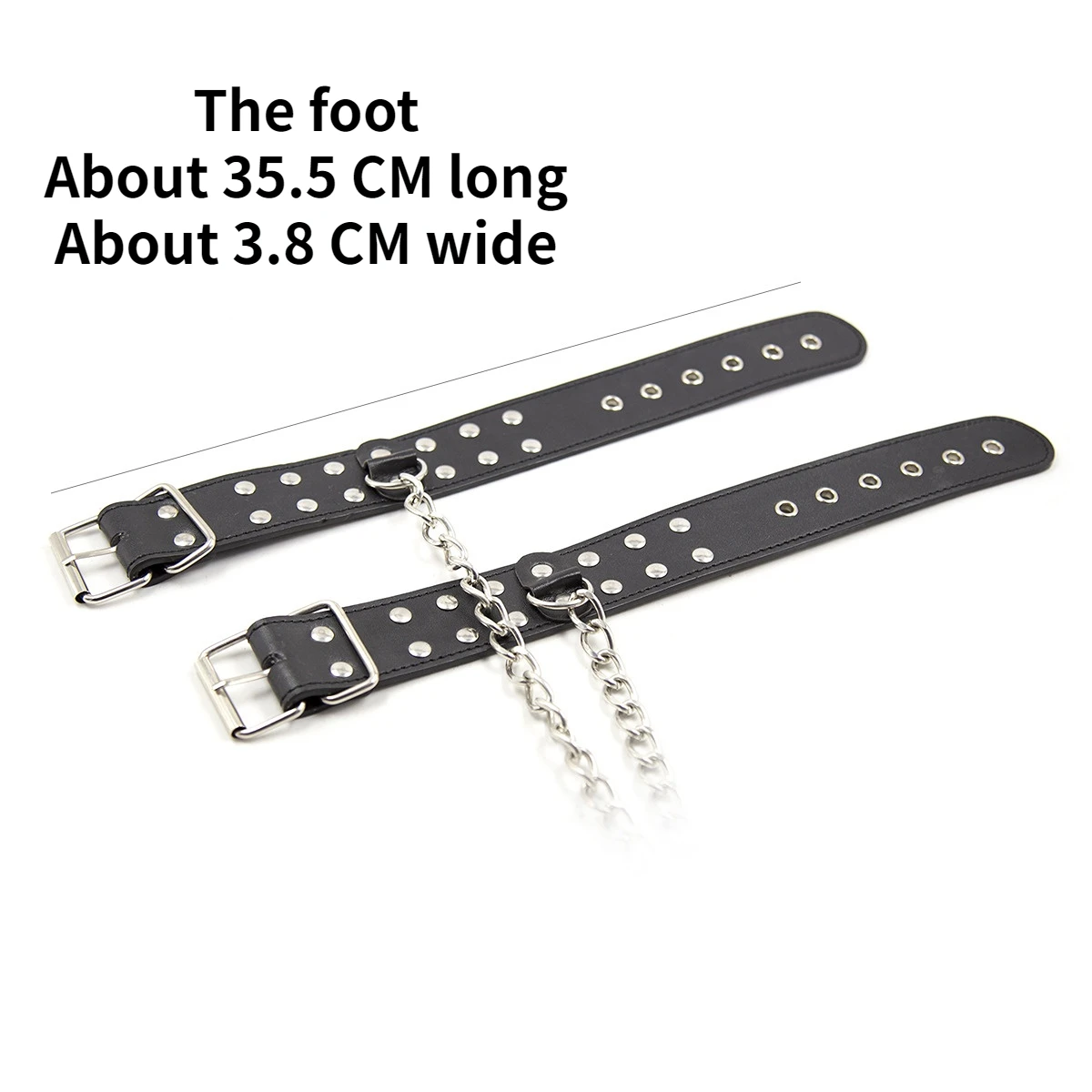 Leder Pu Handschellen Und Fußfesseln Mit Halsband Bondage Set_voghion.com