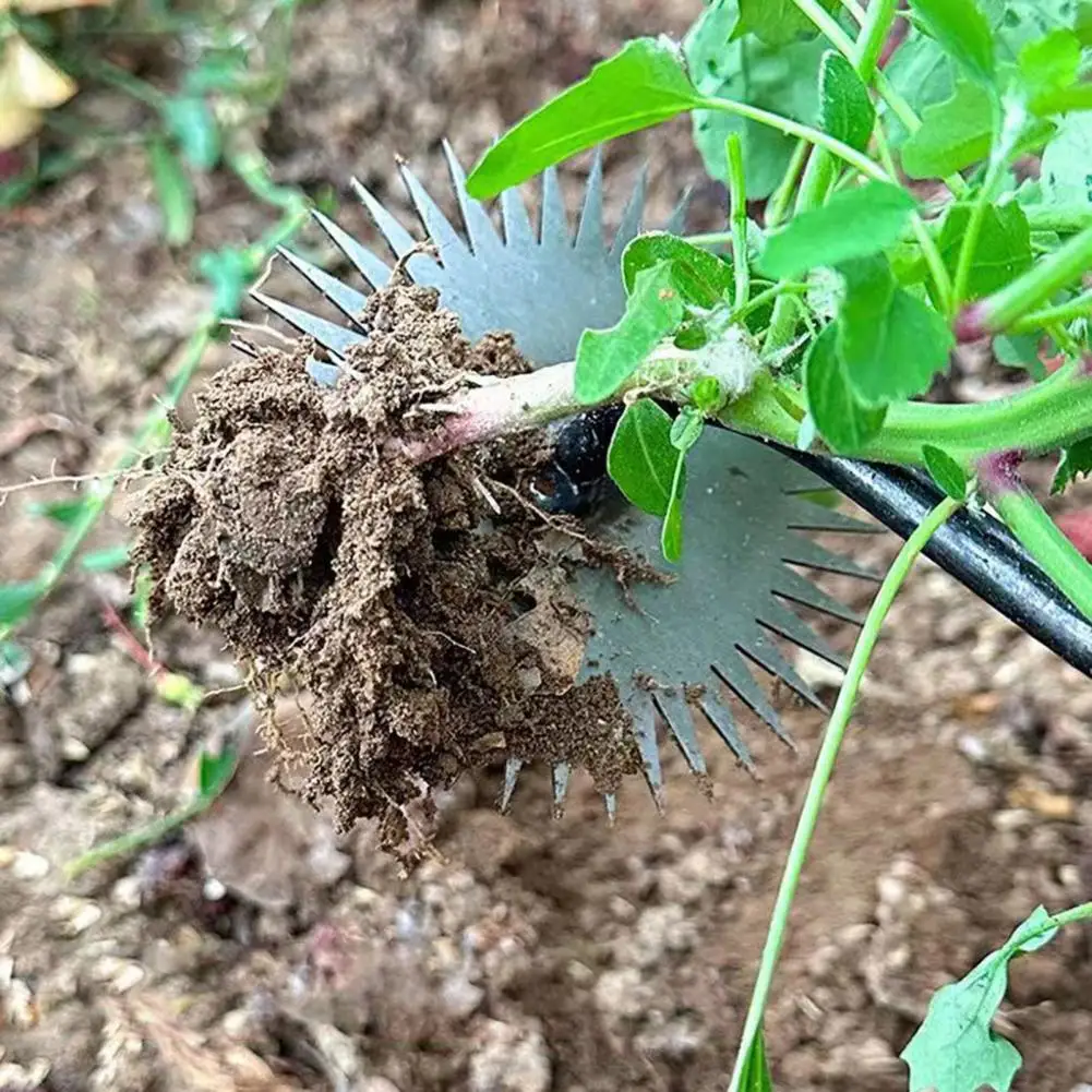 Weeding Artifact Uprooting Garden Weeder Tool with Non-Slip Handle Sharp Tines Design High Strength Hand Weeder Garden Tool 5