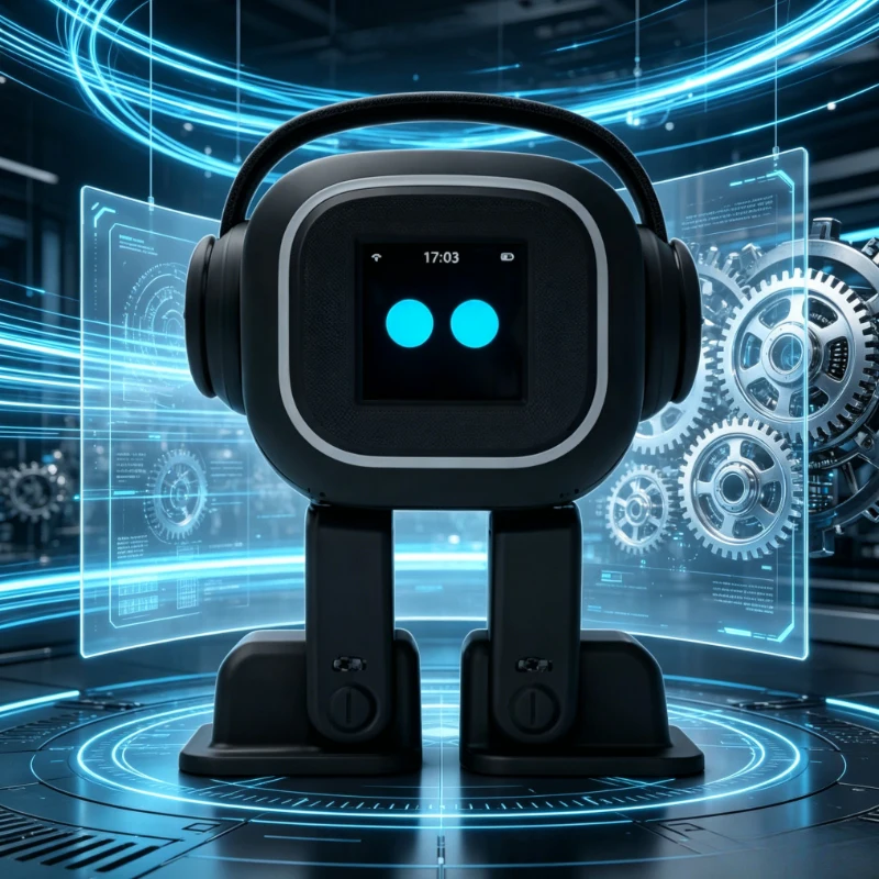 Robot Ollie, Robot Compagno Intelligente con Percezione Emotiva, Robot AI Interattivo al Tocco con Feedback sulle Emozioni per la Casa