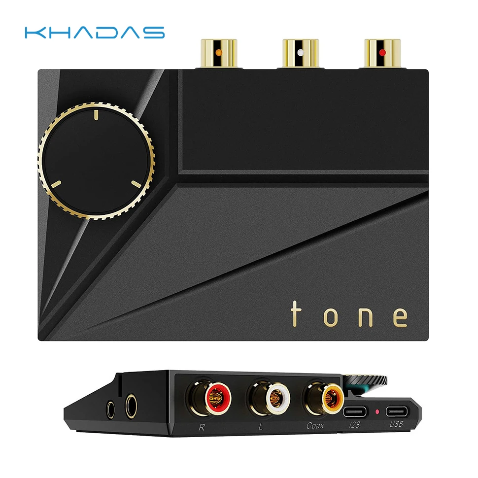 Khadas Tone2 pro dacアンプ,ハンドヘルド,Hi Fiオーディオ,4..5mm,出力サポートbt5.0,lossless