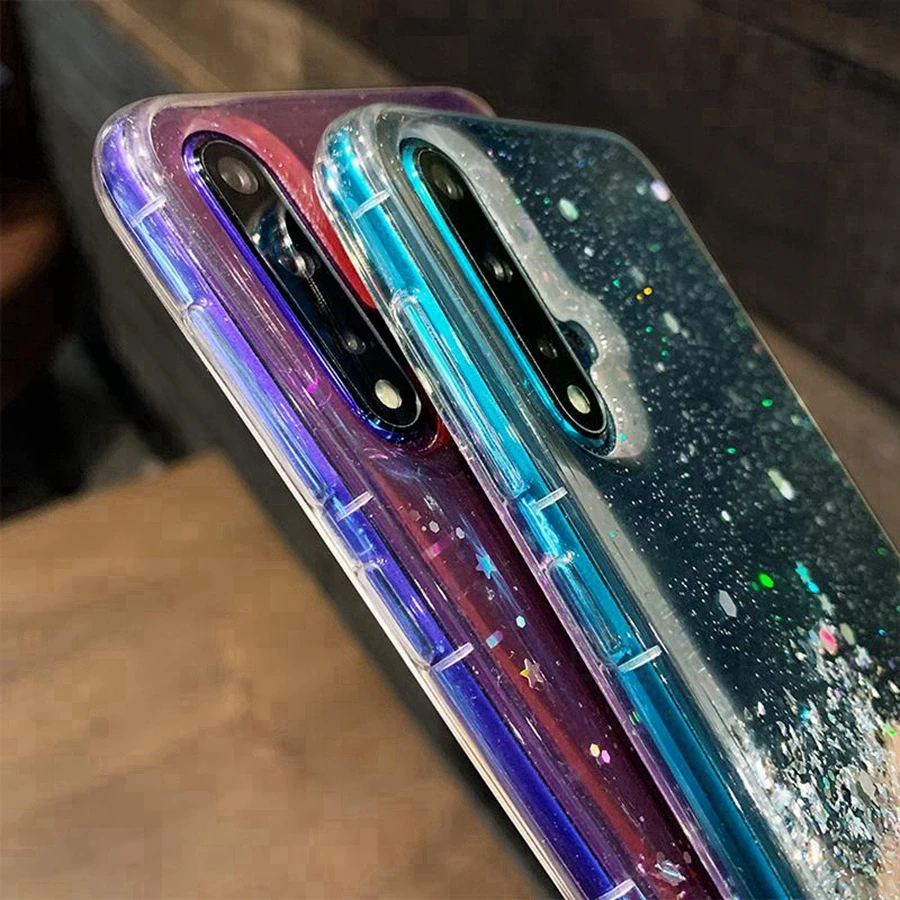 CADORABO Custodia In Silicone TPU Flessibile Cover Con Glitter Scintillanti Custodia Per Cellulare Per Redmi Note 10 Pro Trasparente Con Glitter 136020523 - Foto 2