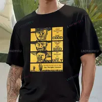 Mode hommes vêtements le bon le mauvais et laid impression t-shirt pour homme Il Buono Brutto Cattivo hauts été banlieue t-shirts occasionnels 3