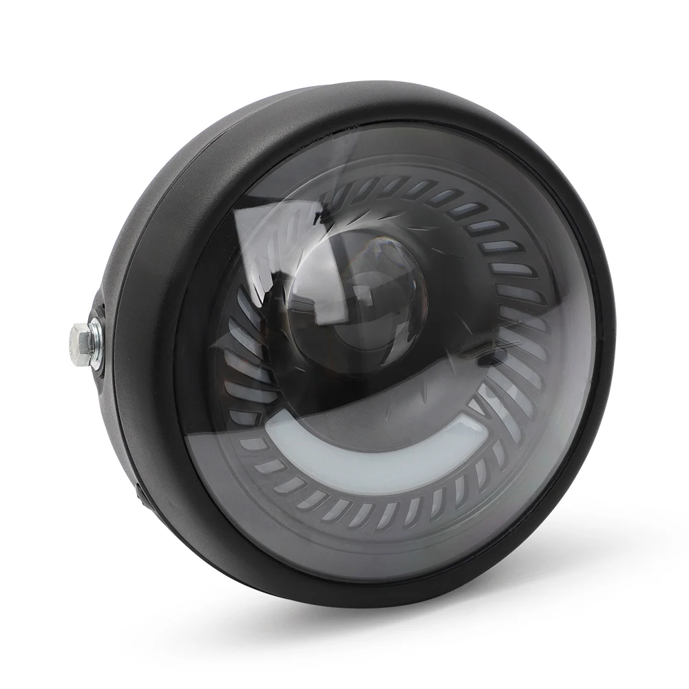Electric bicycle led headlight for ebike with lamp ring and switch plug