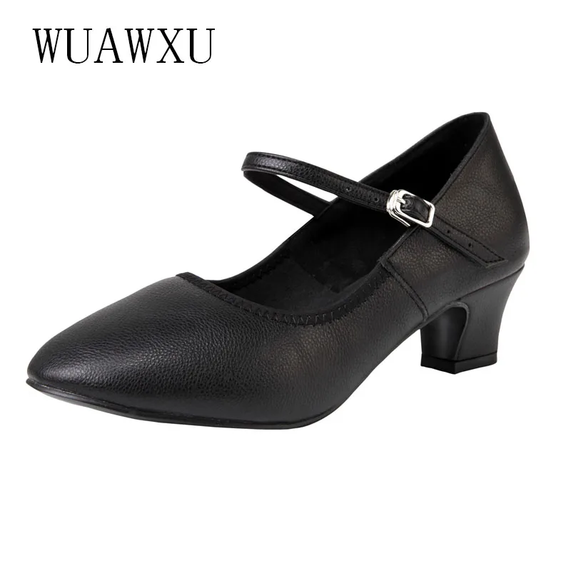 NATASHA white Latin dance shoes female adult dance shoes black dance shoes modern dance shoes party dance shoes black 4.5 cm