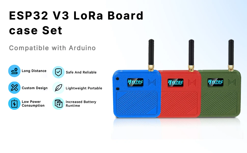 Heltec V3 Meshtastic LoRa V3 Dev Board Case Kit With 0.96 Inch OLED Display ESP3