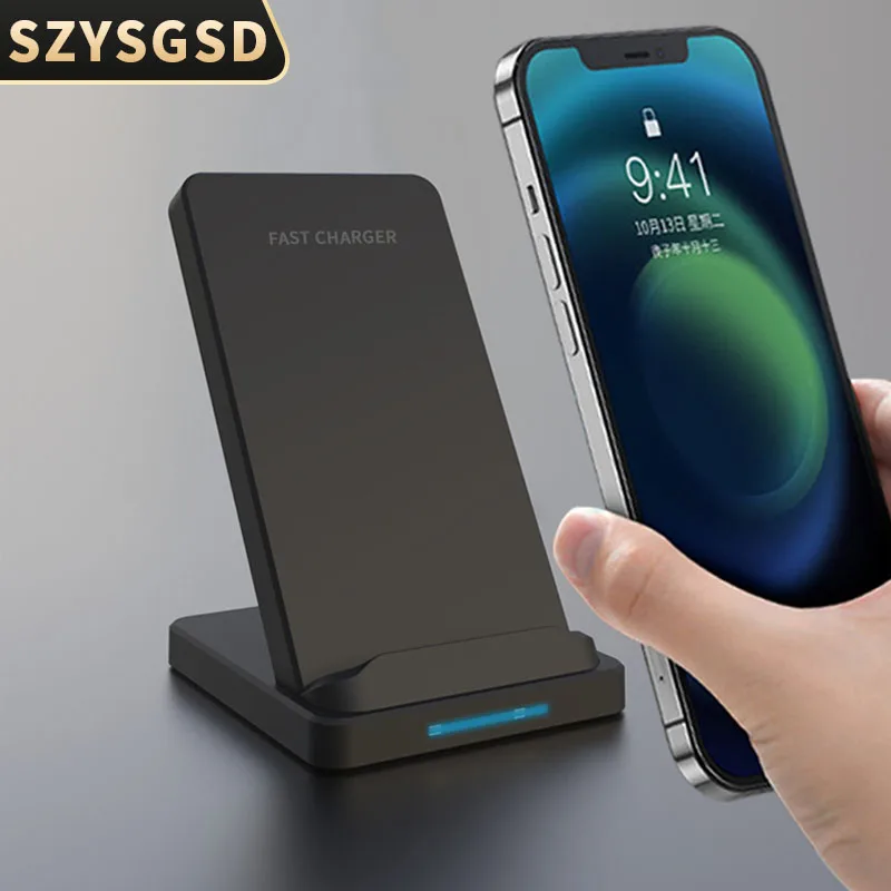 Купить 10 Вт Быстрое беспроводное зарядное устройство для iPhone 13 11 12X8Plus зарядная | Отзывы и видеообзор (1005003923740388)