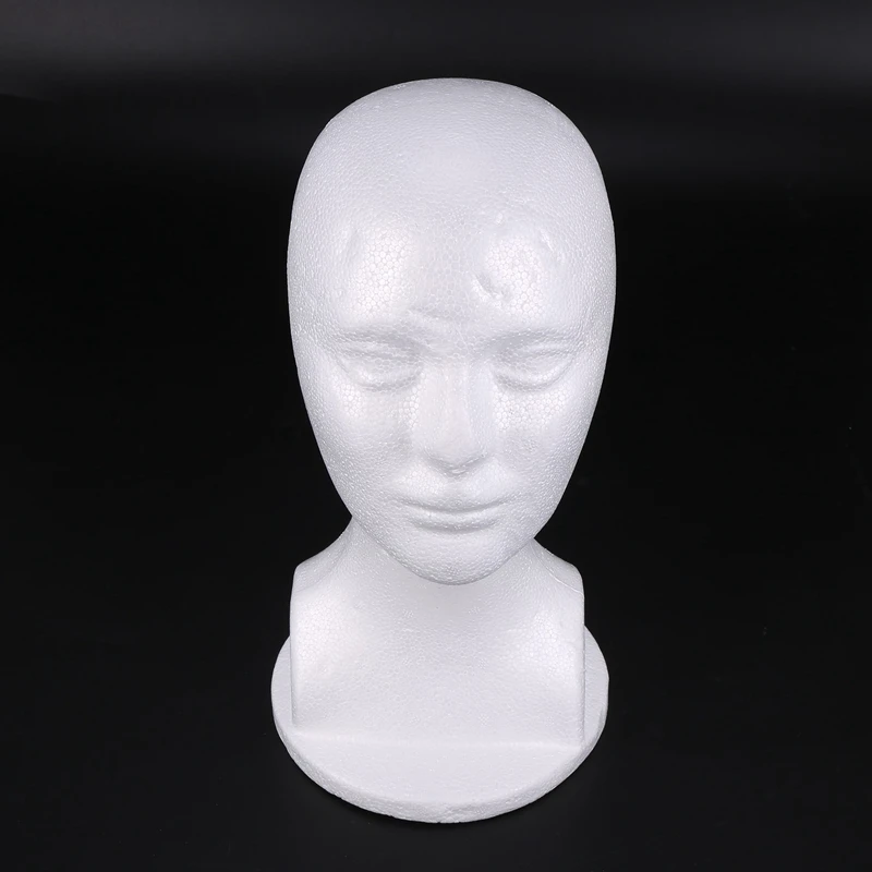 5X Styrofoam Mannequin Foam Head Model Glasses Hat Wig Display Stand