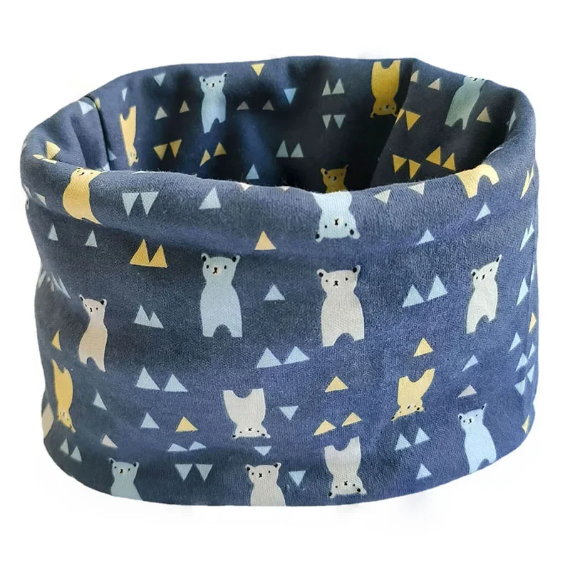 New Cotton Baby Scarf Infant Muffler Spring Autumn Winter Kids Neck Gaiter Boys Girls Neckerchief Children Scarves 4