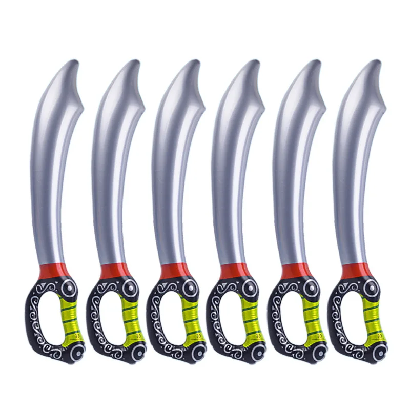 Party Inflatable Pirate Swords Knife Children's Inflatable Sword Role Game Toy Cosplay Stage Weapon Props Stage Toys 6